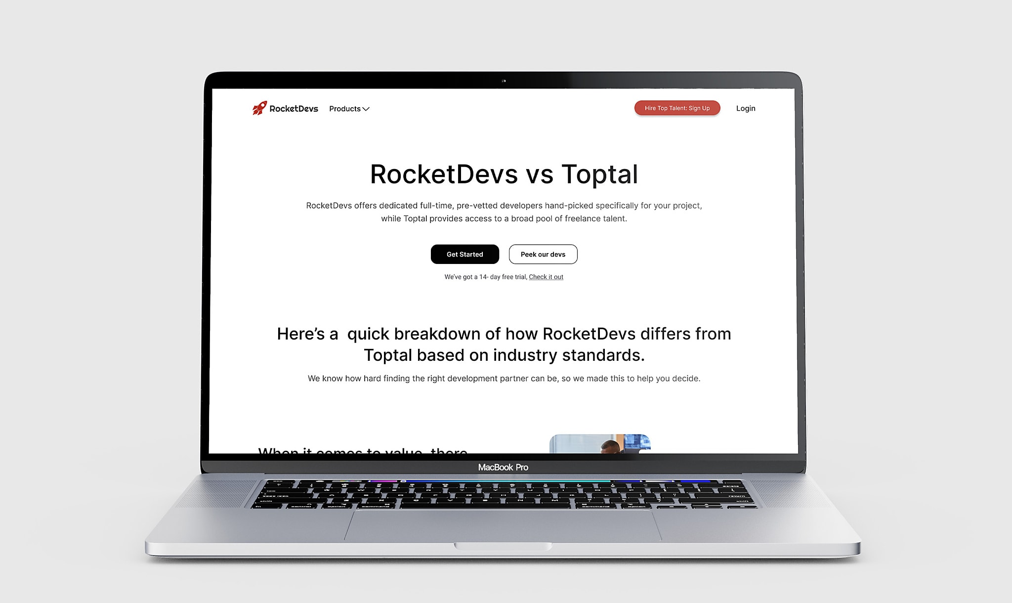 RocketDevs Competitor Pages — project thumbnail